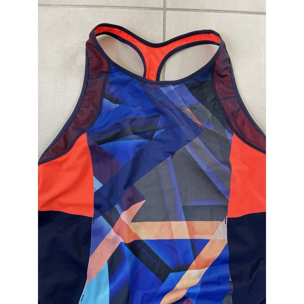 Athleta Swim One Piece Swimsuit Bondi Print Keyhole Swimwear - Picture 2 of 10